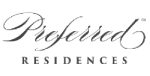 The image shows a logo with the text "Preferred RESIDENCES" in an elegant font.